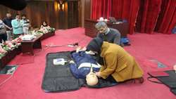 کارگاه CPR (احیای قلبی-ریوی) در دانشکده دندانپزشکی