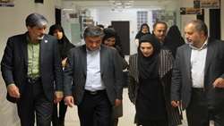 سفر دکتر باقری فرد معاون آموزشی وزارت بهداشت به دانشکده دندانپزشکی سمنان